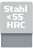 Stahl < 55 HRC