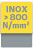 INOX > 800 N/mm2